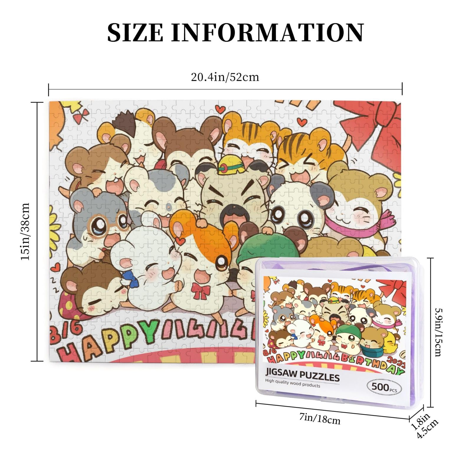 Amazon.co.jp: とっとこハム太郎 500ピース ジグソーパズル